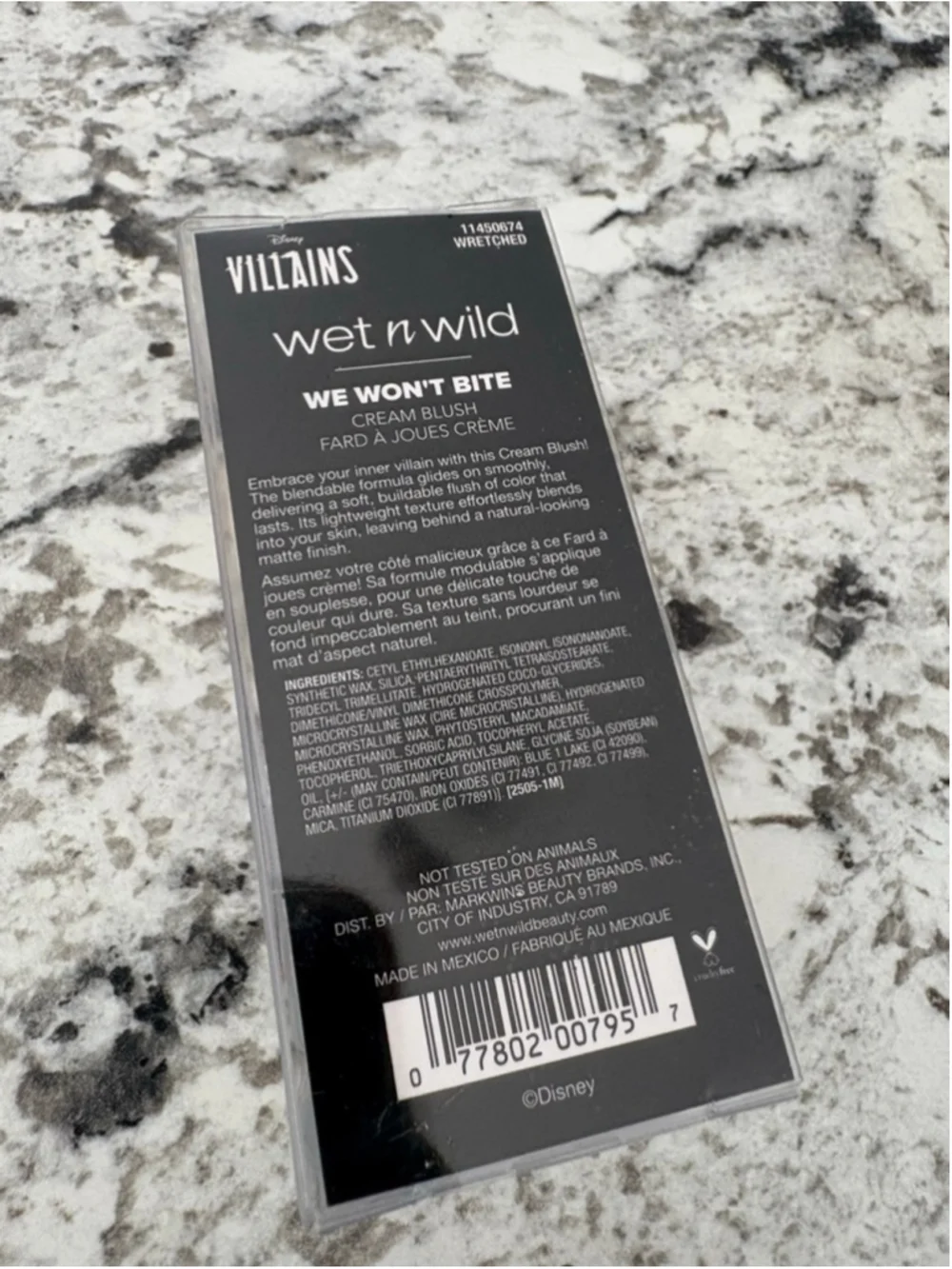 Wet N Wild x Disney Villains “We Won’t Bite” Cream Blush – Wretched